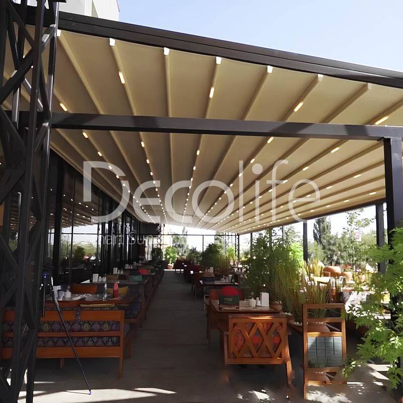 Tent pergola Decolife, implemented by our partner ''TENT VERTEX'' - 