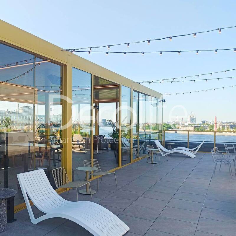 Pergola Decolife B700-25S + Glazing FC58, S200 - 