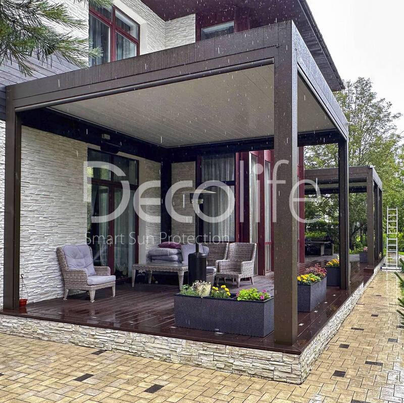 Pergola Bioclimatic В700-20С + Zip 100 - 
