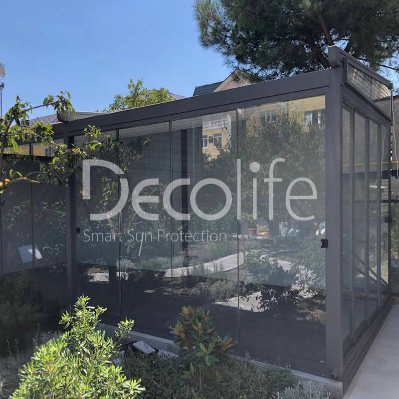 Pergola Decolife Solo Basic + Sliding glazing S200 - 