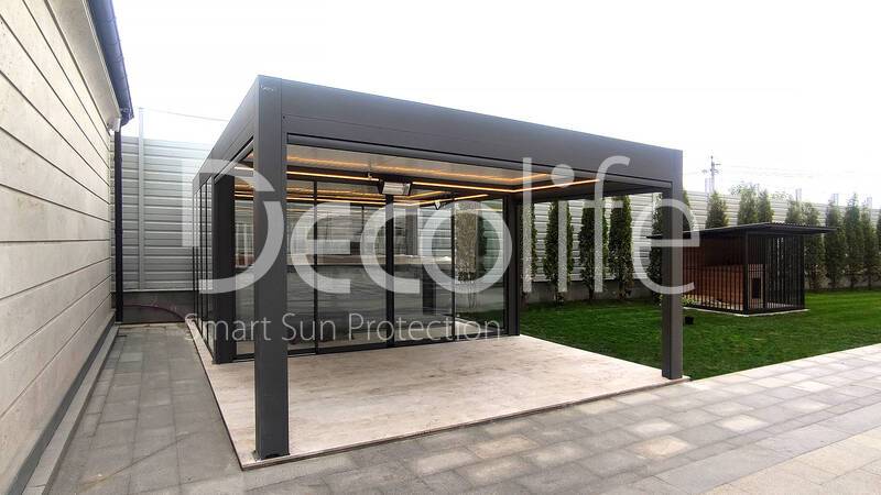 Bioclimatic pergola Decolife B600 - 