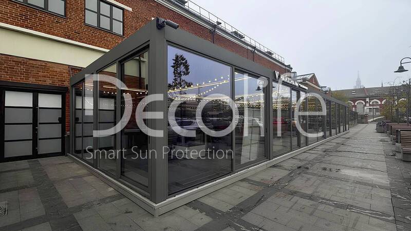 Decolife B600 PIR pergola with Termo insulation - 