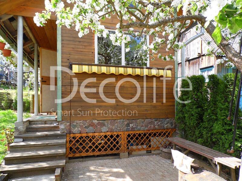 Awning Decolife Open for a small terrace - 