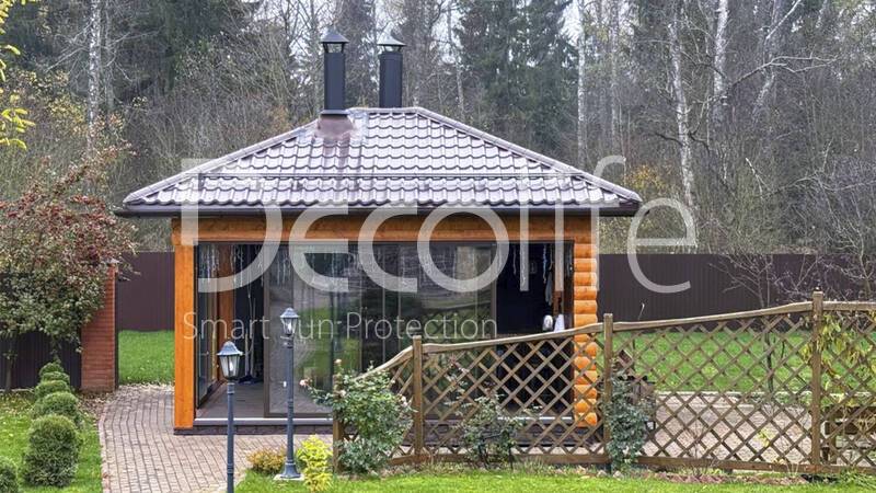 Sliding panoramic glazing Decolife S500 - 