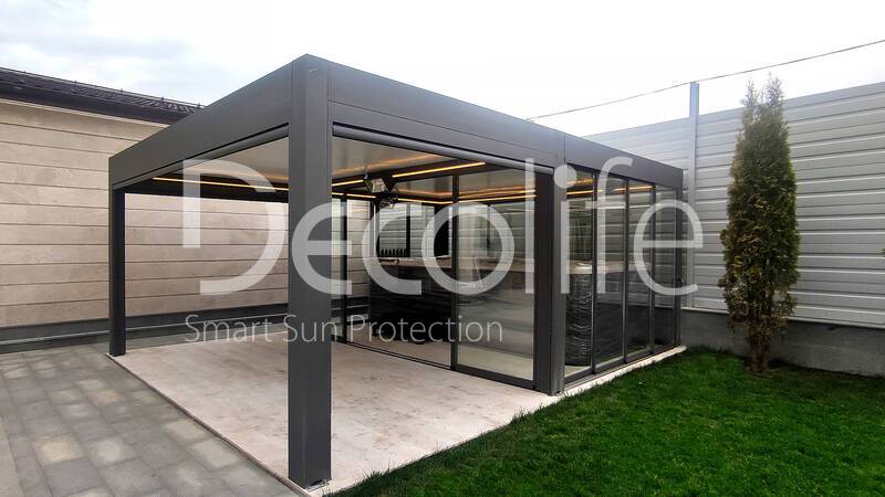 Bioclimatic pergola Decolife B600 - 