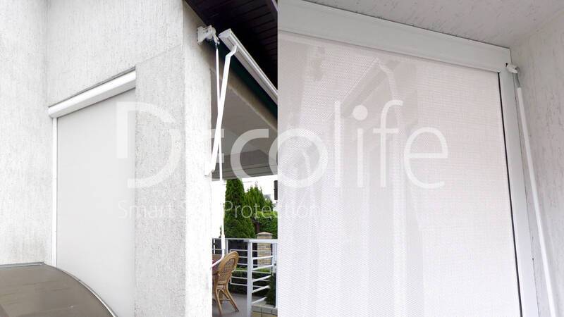 Showcase awning Decolife G400 and Zip 100 for the terrace - 