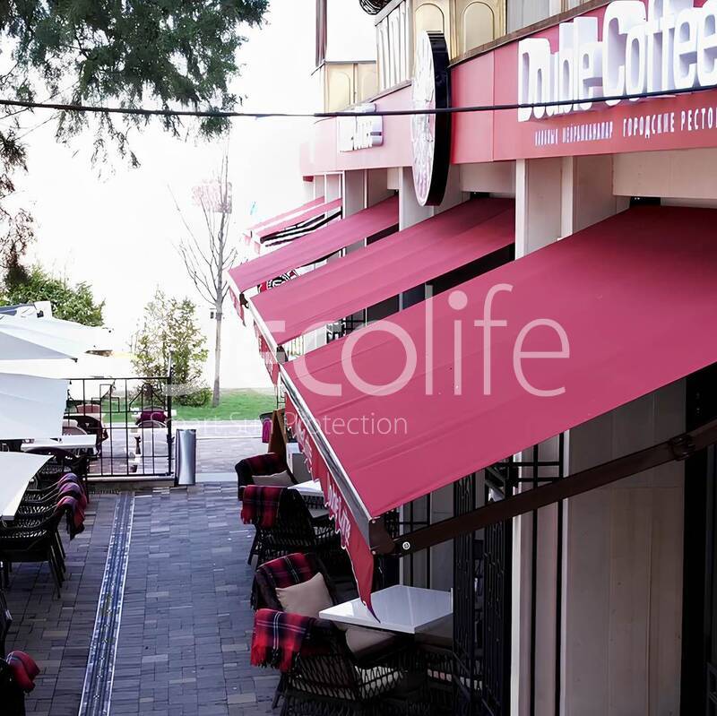 Open awning Decolife G90, implemented by our partner LLC ''European Sun Protection Systems'' - 