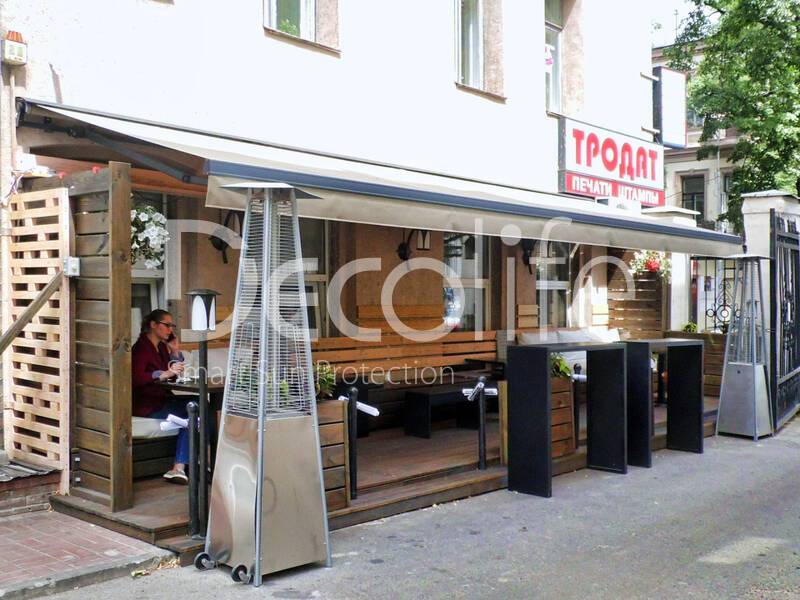 Open awning Decolife G200 for cafe - 