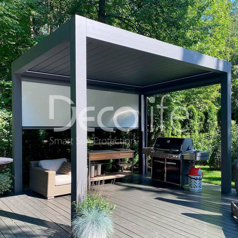 Pergola Decolife Bioclimatic B700, implemented by our partner ''Lux Terras'' - 