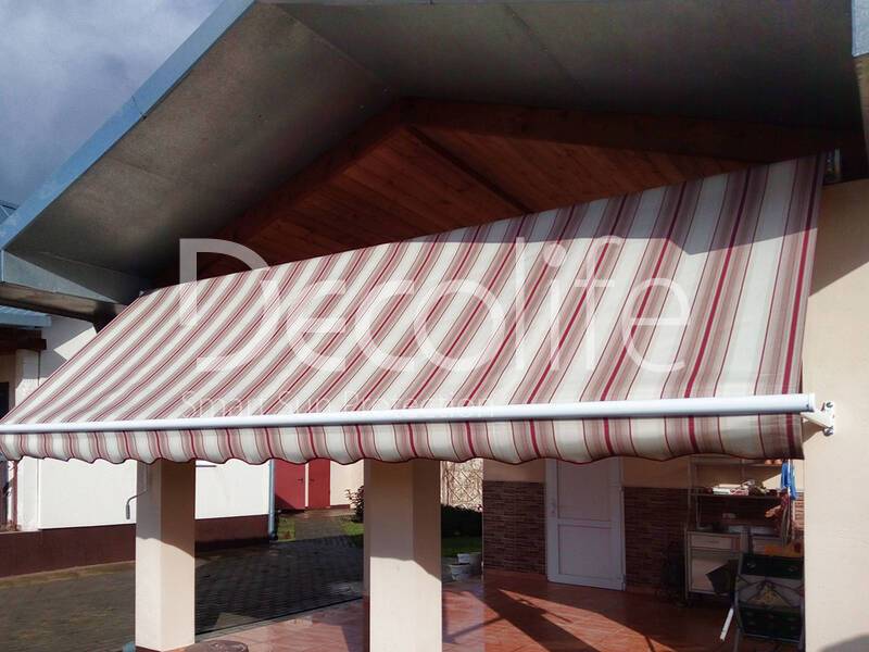 Showcase awning Decolife Italia for the summer terrace - 