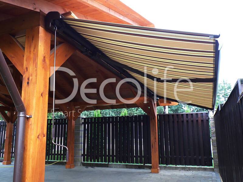 Awning Decolife SemiCassette for gazebo - 