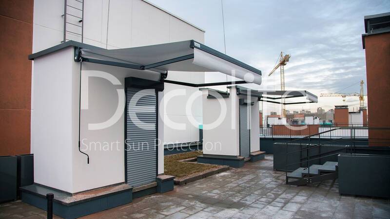 Awnings G100 for industrial facilities - 