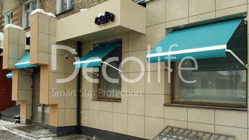 Showcase awning Decolife G400 for cafes - 