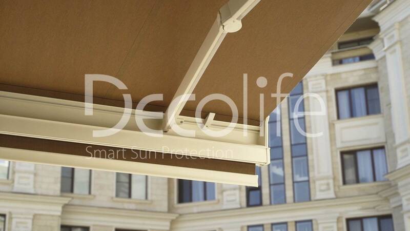 Cassette awning Decolife G700, implemented by our partner ''TENT VERTEX'' - 