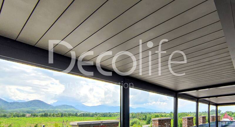 Bioclimatic pergola Decolife B500-25 - 