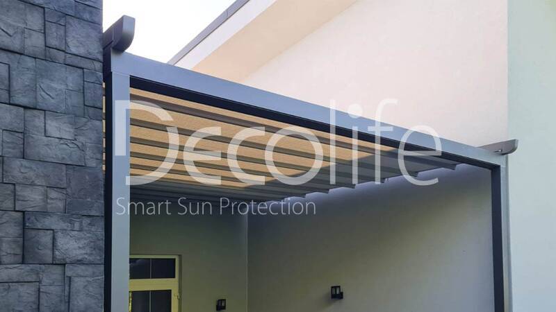 Awning pergola Decolife Project, implemented by our partner LLC ''European Sun Protection Systems'' - 