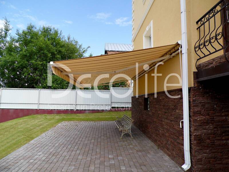 Decolife Open awning with canopy - 