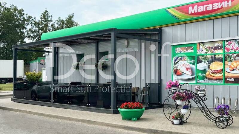 Decolife winter garden with LED lighting - 