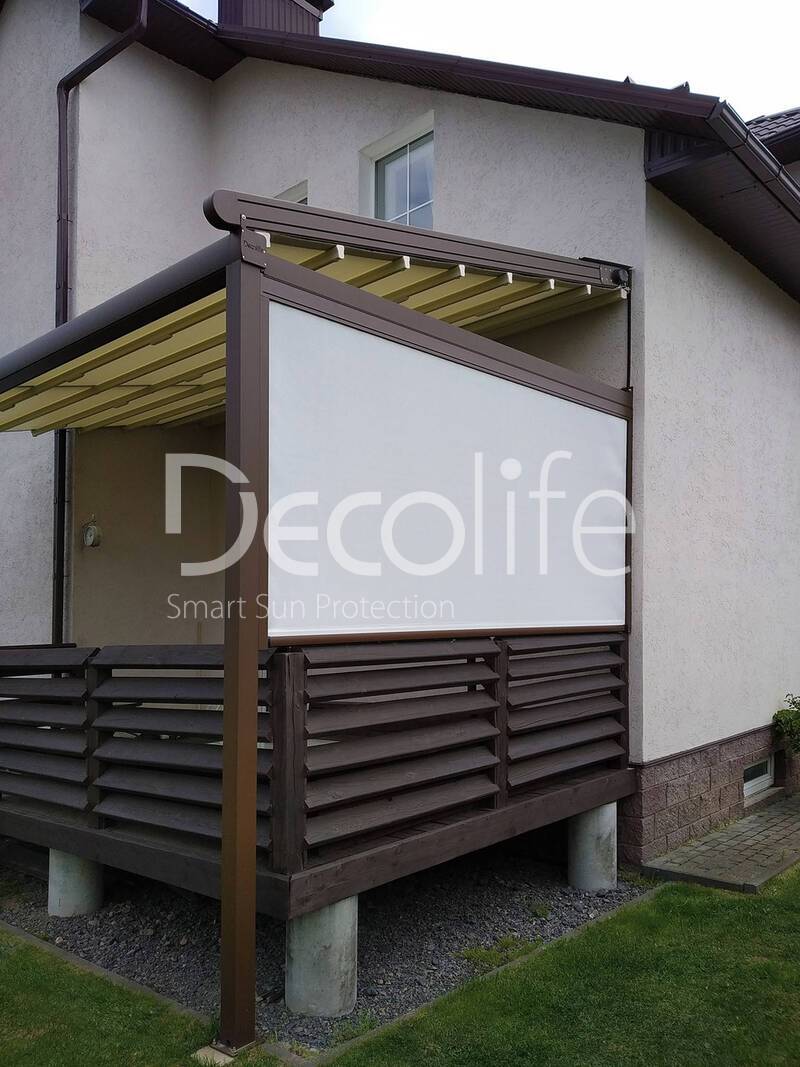 Pergola Decolife Basic Light + Vertical system Decolife Zip - 