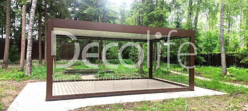 Bioclimatic pergola Decolife B600 - 