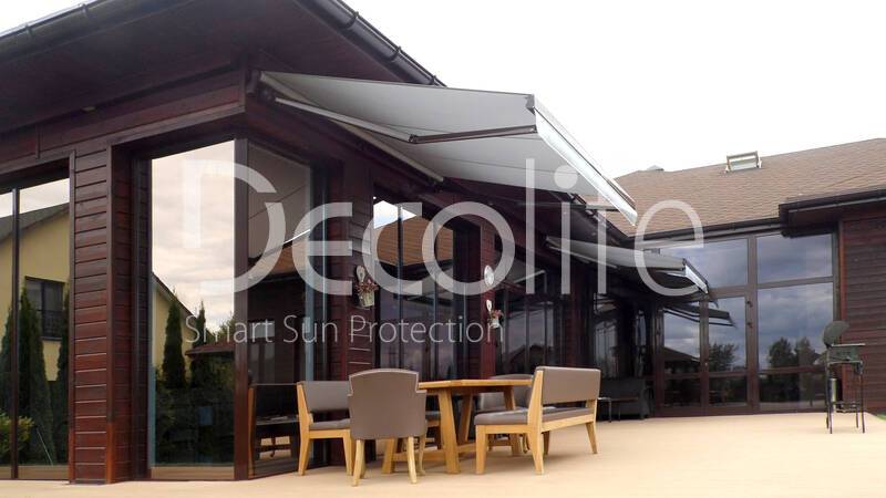 Awning Decolife G200 for a country house - 