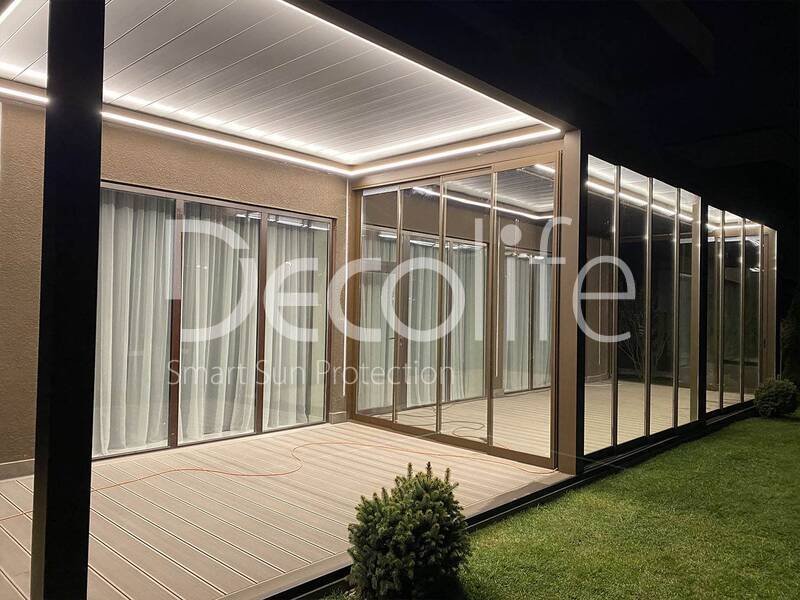 Pergolas Decolife Bioclimatic B500, B600 - implemented by our partner ''Lux Terras'' - 