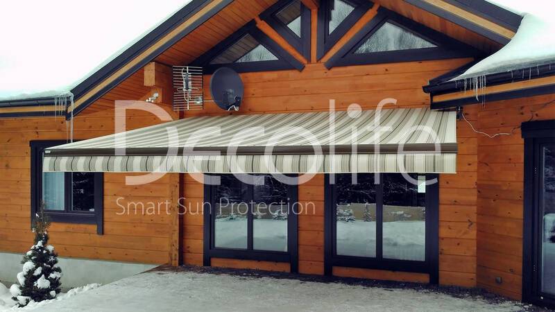 Open awning Decolife G200 for a private house - 