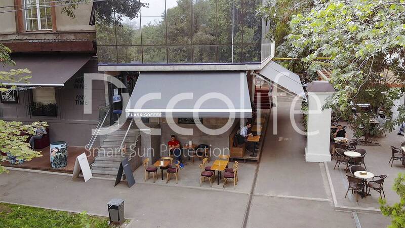 Terrace open awnings Decolife G200 Classic, implemented by our partner ''TENT VERTEX'' - 