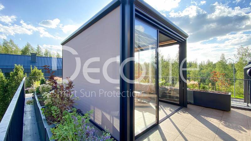 Pergola Decolife Bioclimatic + Glazing S500 - 