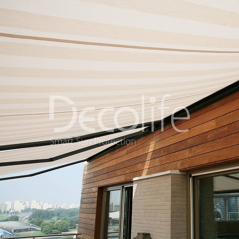 Cassette awning Trendline Sunbox for a private apartment - 