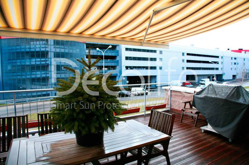 Awning Decolife FullCassette for urban terrace - 