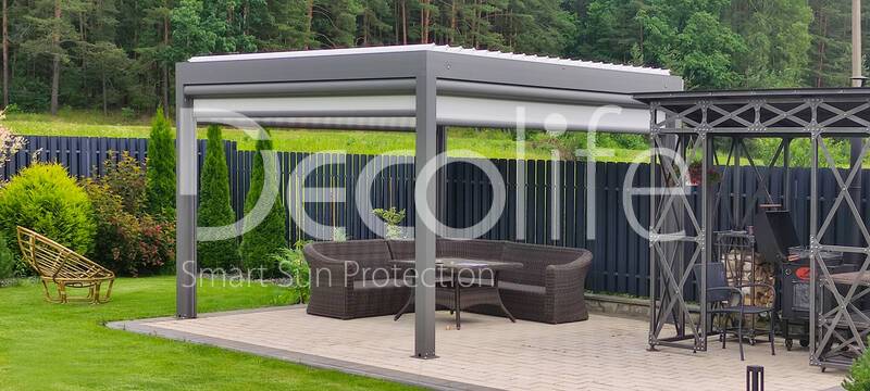 Pergola Decolife B200 Bioclimatic + Zip 130 - 