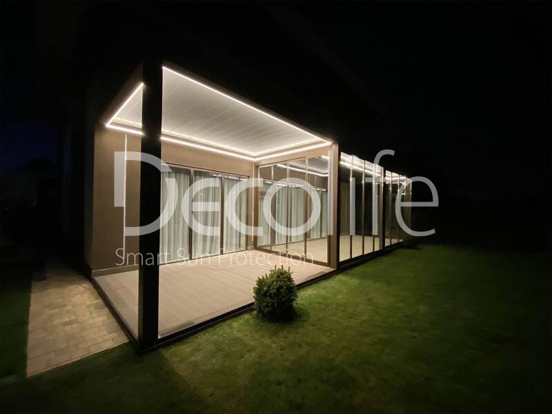 Pergolas Decolife Bioclimatic B500, B600 - implemented by our partner ''Lux Terras'' - 