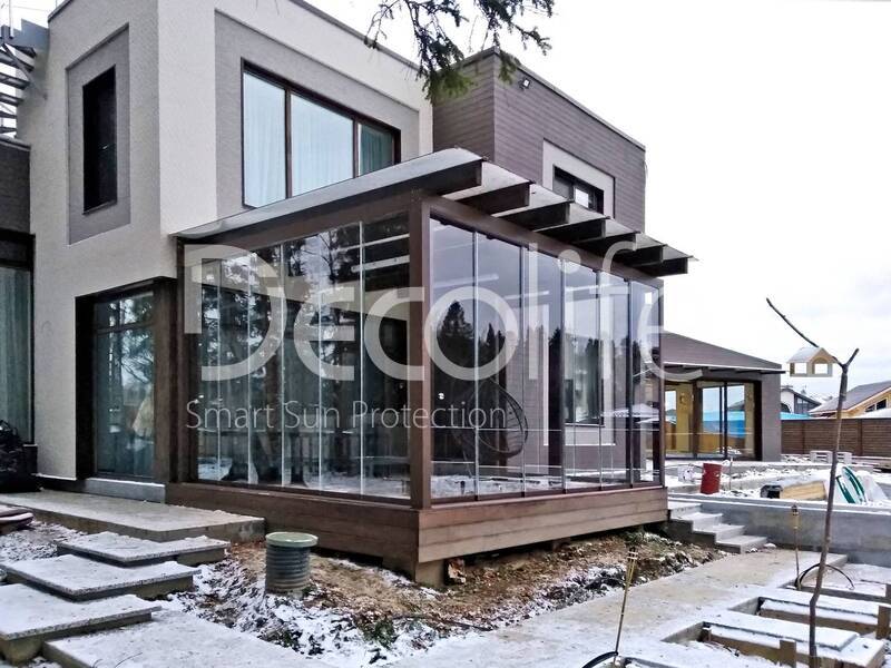 Sliding glazing Decolife - 