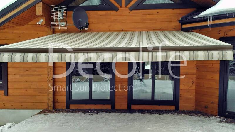 Open awning Decolife G200 for a private house - 