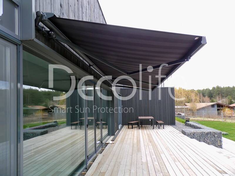 Awning Decolife G220 for a country house - 