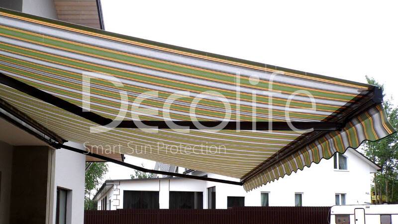 Awnings Decolife G220 for a country terrace - 