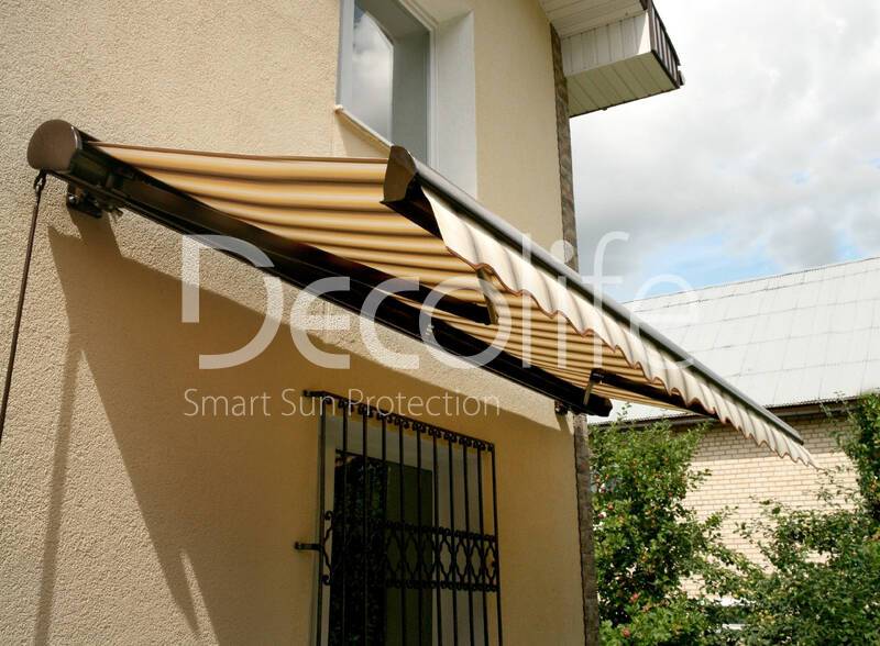 Awning Decolife FullCassette for a country house - 