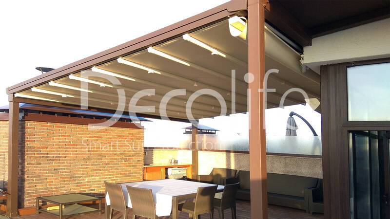 Freestanding terrace pergola Decolife - 