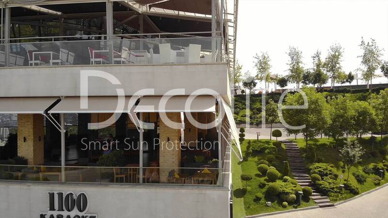 Showcase awnings Decolife G400, implemented by our partner ''TENT VERTEX'' - 