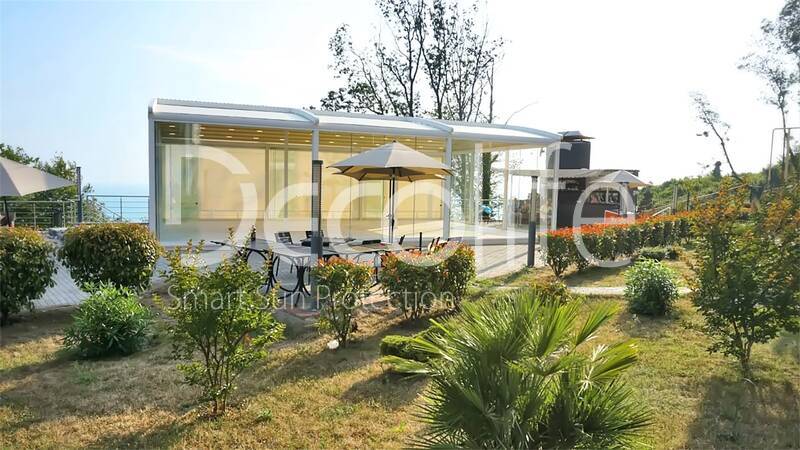 Pergola Decolife Arka Twin + Sliding glazing - 