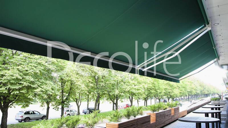 Awnings Decolife G100 Light for cafe and restaurant - 