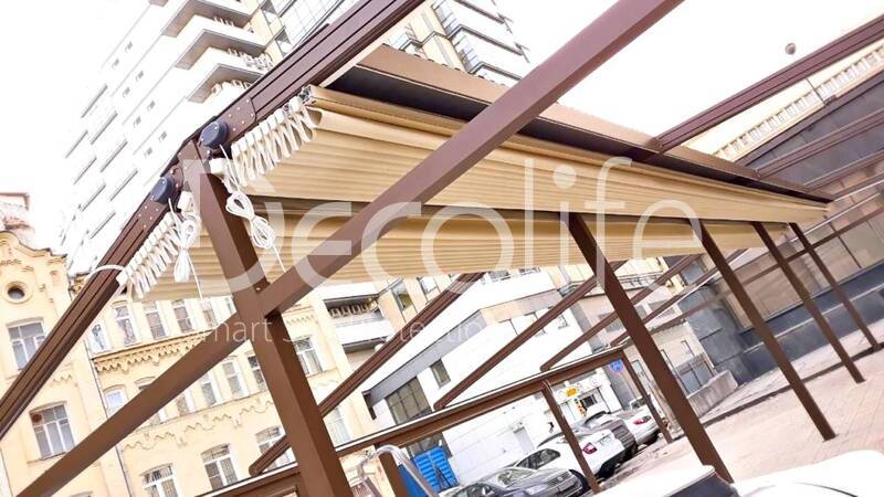 Sliding pergola Decolife Basic Twin - 