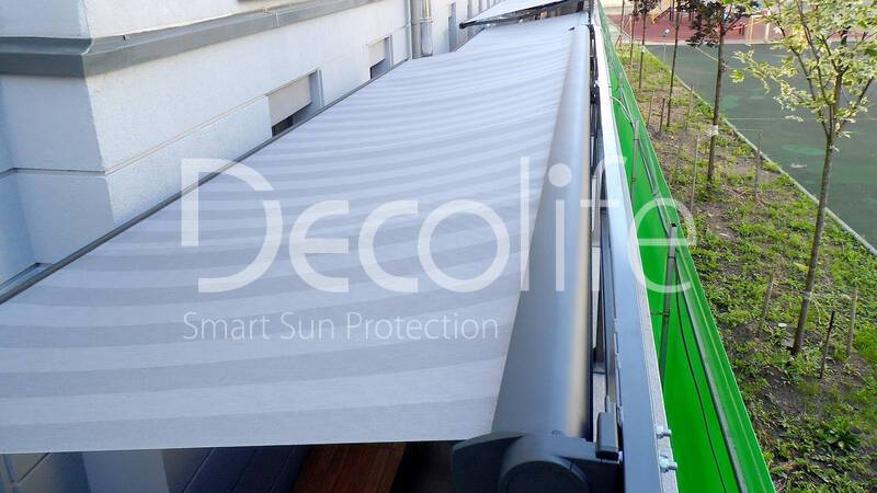 Cassette awning Decolife G500 for industrial site - 