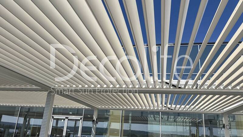 Pergola Bioclimatic B500, - object was implemented by our partner OOO ''STELL MS'' - 