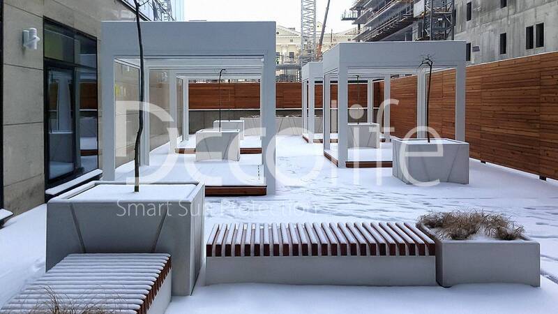 Pergola Basic Decolife + Zip + Glazing - 