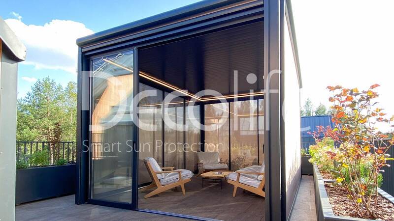Pergola Decolife Bioclimatic + Glazing S500 - 