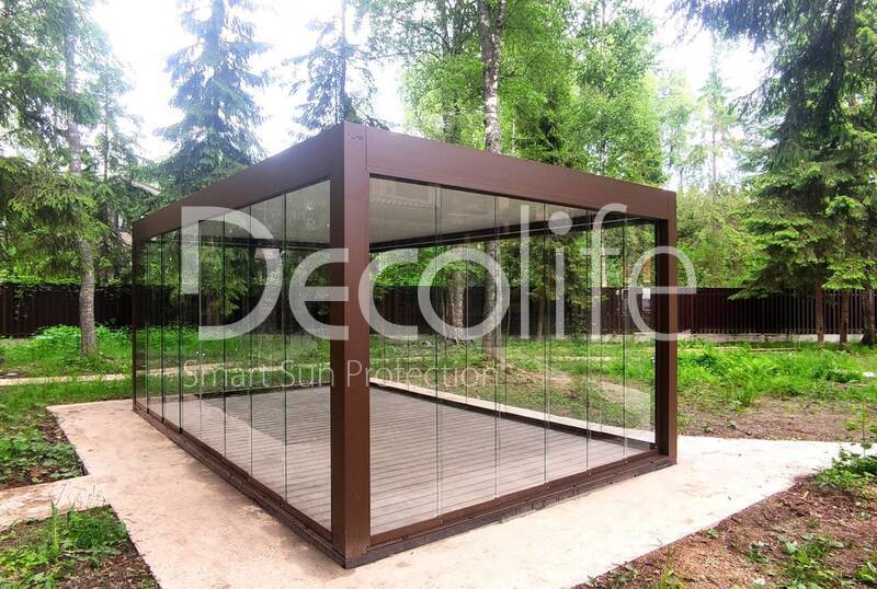 Bioclimatic pergola Decolife B600 - 