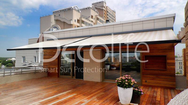 Cassette awning Trendline Sunbox for a private apartment - 