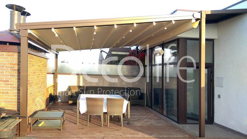 Freestanding terrace pergola Decolife - 